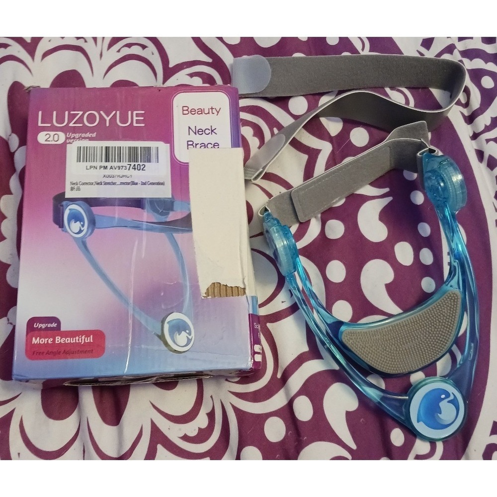 NEW Luzoyue Beauty Neck Brace Adjustable Neck Stretcher/Posture Corrector